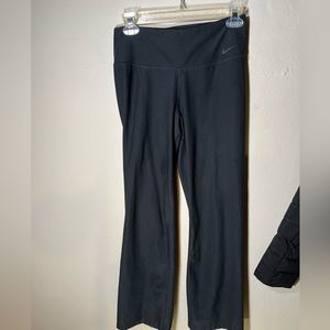 Nike Dri Fit Flare Leg Pull on exercise Pants Black Sz S